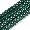 Opaque Glass Beads Strands GLAA-NH0002-B12-1