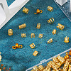 170Pcs 17 Styles Iron Hair Coil Cuffs OHAR-TA0001-12G-6