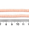 Flat Round Handmade Polymer Clay Beads CLAY-R067-6.0mm-13-5