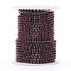 304 Stainless Steel Rhinestone Strass Chains STAS-T055-20P-A-3