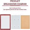 Wood Picture Frame DIY-WH0162-11C-3
