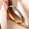 304 Stainless Steel Enamel Bangles FS-WG30162-01-1