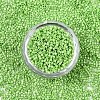 11/0 Grade A Baking Paint Glass Seed Beads SEED-S030-1035-3