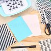 Plastic Embossing Folders DIY-GL0001-14-6
