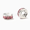 Brass Grade A Rhinestone Spacer Beads RB-A014-Z8mm-27S-1