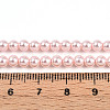 Baking Paint Pearlized Glass Pearl Bead Strands HY-N002-4mm-A10-5