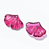 Transparent Baking Painted Glass Pendants DGLA-T002-01A-2