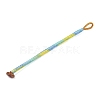 Handwoven Gradient Braided Polyester Cord Pendant Decorations HJEW-F026-01A-1