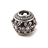 Tibetan Style Hollow Out Alloy European Beads TIBE-Q090-47AS-1