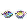 Autumn Theme Rainbow Color Alloy Pendants PALLOY-N156-139-NR-3