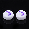 Initial Acrylic Beads X-OACR-E001-20J-2