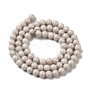 Cubic Zirconia Imitation Pearl Bead Strands ZIRC-P109-03C-01-3