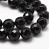 Natural Black Onyx Beads Strands G-G736-14B-6mm-3