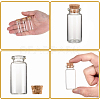 Glass Jar Bead Containers CON-Q005-4