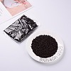 Baking Paint Glass Seed Beads SEED-US0003-4mm-K18-5