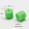 Solid Colour Acrylic Beads SACR-S164-M-2