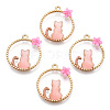 Alloy Pendants LS-ENAM-S120-003A-3