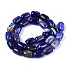 Dyed Natural Banded Agate Beads Strands G-T144-44C-2