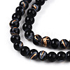 Baking Paint Glass Beads X1-DGLA-N010-4mm-10-3