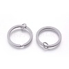 Spray Painted Iron Split Key Rings IFIN-L038-18-FF-1