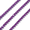 Iron Rhinestone Glass Cup Chain CH-U001-01Y-2