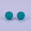 Round Silicone Focal Beads SI-JX0046A-28-2