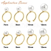 Brass Open Cuff Ring Settings LS-KK-G518-04G-02-4