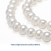 Natural Cultured Freshwater PearlBeads Strands PEAR-E002-04-01-2