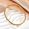 Hollow Star 304 Stainless Steel Hinged Bangles BJEW-L610-20G-3