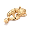 Ion Plating(IP) 304 Stainless Steel Pendants STAS-D165-14G-08-3