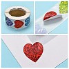 Heart Shaped Stickers Roll DIY-K027-A16-4