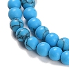 Synthetic Turquoise Beads Strands G-U004-02J-4