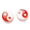Printed Natural Freshwater Shell Beads SHEL-R129-07A-02-2