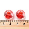 Transparent Acrylic European Beads TACR-P009-C01-4