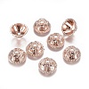 Alloy Bead Caps PALLOY-L222-005RG-AAA-1