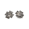 Tibetan Style Alloy Cross with Jesus Alloy Pendants for Easter Jewelry LS-K0P62051-3