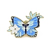 Flower Butterfly Enamel Pin JEWB-J005-07J-G-1