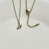 304 Stainless Steel Letter Pendant Necklaces NJEW-WH0027-04A-G-NR-1