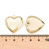 Heart Brass Locket Pendants KK-K414-12B-G-3