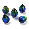 Gradient Color & Luminous Handmade Silver Foil Lampwork Beads LAMP-I028-07B-2
