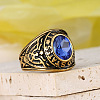 304 Stainless Steel with Cubic Zirconia Finger Rings for Men FS-WGC9B3B-23-1