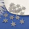 Christmas Snowflake Tibetan Style Alloy Pendants TIBEP-YW0001-58-5