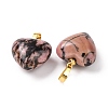 Natural Rhodonite Pendants G-I311-A14-G-2