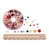 1Box ABS Plastic Imitation Pearl Dome Cabochons SACR-PH0001-M-3