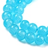 Baking Painted Imitation Jade Glass Round Bead Strands X-DGLA-Q021-6mm-06-4