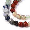 Natural & Synthetic Mixed Gemstone Beads Strands G-D080-A01-02-02-3