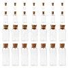 24Pcs 4 Styles Glass Jar Glass Bottles AJEW-FS0001-21-1