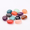 Mixed Acrylic Gemstone Beads Oval Beads X-PGB277Y-2
