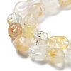 Natural Topaz Beads Strands G-C179-F04-01-4