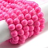Painted Glass Bead Strands DGLA-S071-8mm-B8-3